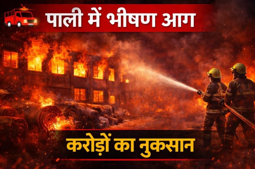Rajasthan Pali Fire News