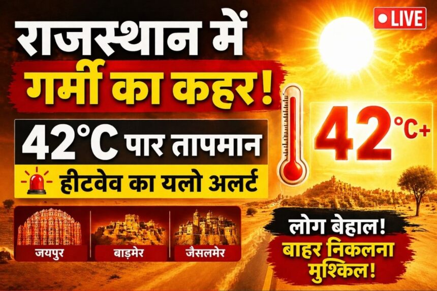 Rajasthan Aaj Ka Mausam Live