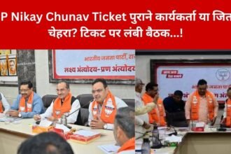 BJP Nikay Chunav Ticket